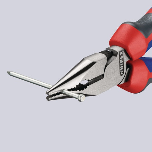 Spitzkombizange Länge 145 mm poliert Mehrkomponentenhüllen schwarz atramentiert KNIPEX – Ansicht 5