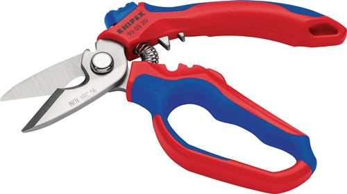 Elektriker-/Handwerkerschere Länge 160 mm Mehrkomponenten-Hüllen KNIPEX – Ansicht 3