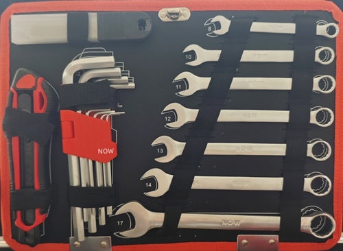 Werkzeugsortiment 105-teilig im Aluminium Rahmenkoffür NOW – Ansicht 5