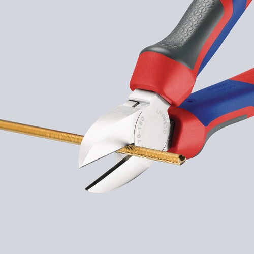 Seitenschneider Länge 180 mm Kopf verchromt Mehrkomponenten-Hüllen KNIPEX – Ansicht 3