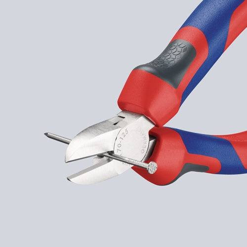 Seitenschneider Länge 125 mm Kopf verchromt Mehrkomponenten-Hüllen KNIPEX – Ansicht 3