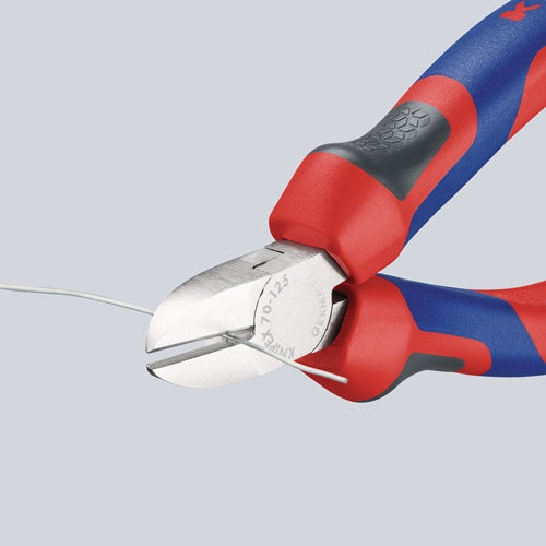 Seitenschneider Länge 125 mm Kopf verchromt Mehrkomponenten-Hüllen KNIPEX – Ansicht 4