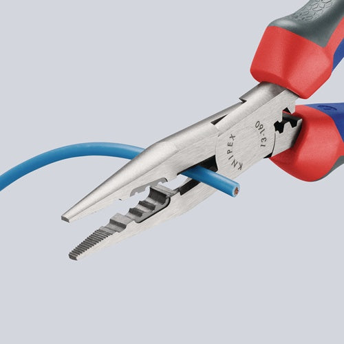 Verdrahtungszange Länge 160 mm 05-075 / 15 / 25 mm² poliert Mehrkomponenten-Hüllen KNIPEX – Ansicht 6