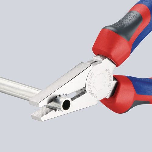 Kombizange Länge 140 mm verchromt Mehrkomponentenhüllen KNIPEX – Ansicht 3