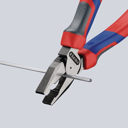 Kraftkombizange Länge 180 mm poliert Mehrkomponentenhüllen KNIPEX – Ansicht 6
