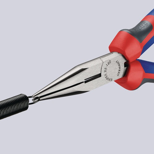 Flachrundzange Länge 160 mm flach/rund gerade poliert Mehrkomponenten-Hüllen KNIPEX – Ansicht 4