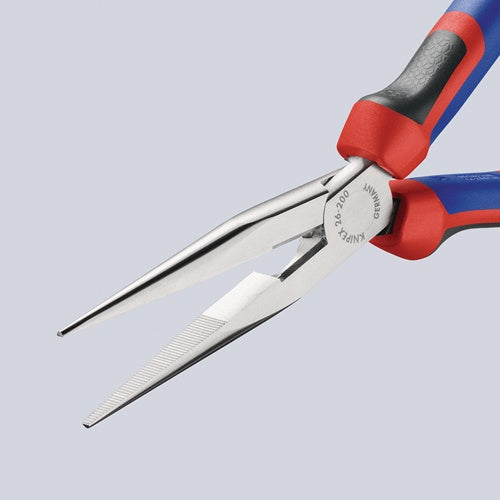 Flachrundzange Länge 200 mm verchromt gerade Mehrkomponenten-Hüllen KNIPEX – Ansicht 5