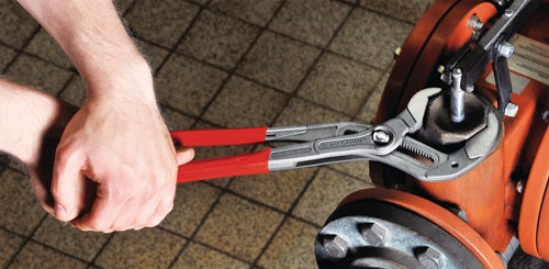 Rohr- und Wasserpumpenzange Cobra® Länge 560 mm Spannweiße 120 mm poliert Kunststoffüberzug KNIPEX – Ansicht 4