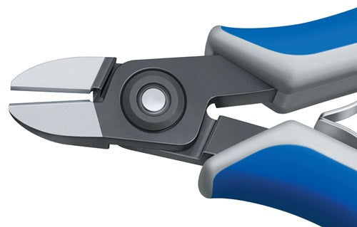 Präzisions-Elektronik-Seitenschneider Länge 125 mm Form 4 Facette nein poliert KNIPEX – Ansicht 3