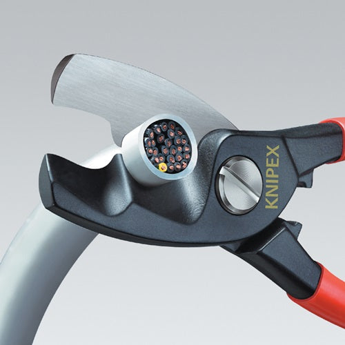 Kabelschere Länge 200 mm Mehrkomponenten-Hüllen KNIPEX – Ansicht 6