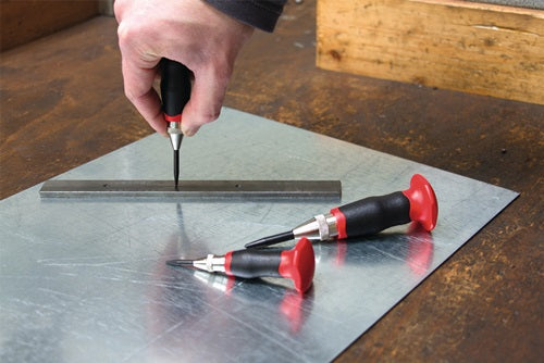 Automatikkörner Länge 130 mm Schaftquerschnitt 17 mm 180 - 250 N mit Handschutz RENNSTEIG – Ansicht 3