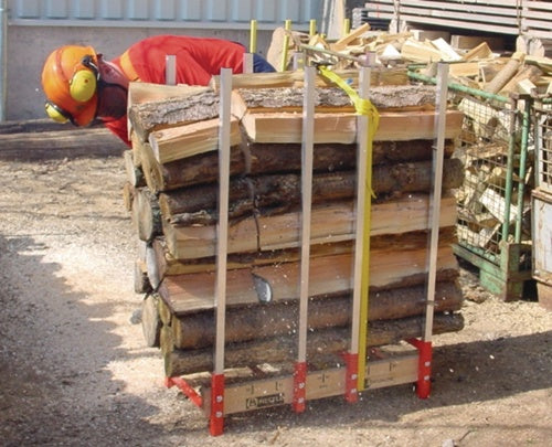 Sägebock Holzmichel Breite 820 x Höhe 1130 x Tiefe 465 mm Alu / Holz NESTLE – Ansicht 4