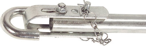 Abschleppstange verzinkt L1800xB70xH55mm 51 kg rot/silber HP AUTOZUBEHÖR – Ansicht 3