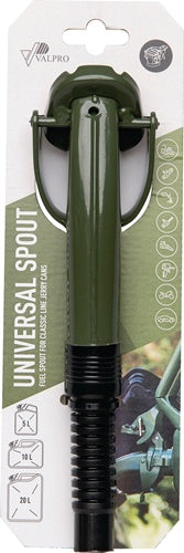 Ausgießstutzen für Benzin/Diesel oFehlbetankungssperre Länge 280 mm Breite 68 mm grün Höhe 60 mm 240 g VALPRO – Ansicht 3