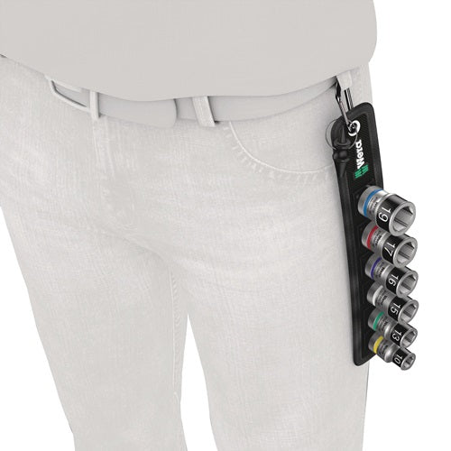 Steckschlüsselsatz Belt C 2 Zyklop 6-teilig 1/2 ? 4 - 10 mm für Innen-6-kant WERA – Ansicht 4