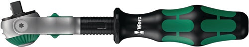 Schwenk- und Umschaltknarre Zyklop Speed 3/8 ? Anzahl Zähne 72 Länge 199 mm 2-Komponentengriff WERA – Ansicht 3