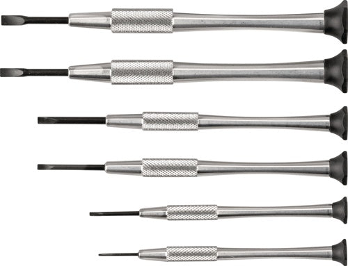 Feinmechanikerschraubendrehersatz 250 6 teilig Schlitz KUKKO – Ansicht 3