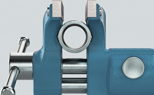 Parallelschraubstock HEUER Compact Backenbreite 120 mm Spannweiße 130 mm Stahl HEUER – Ansicht 3