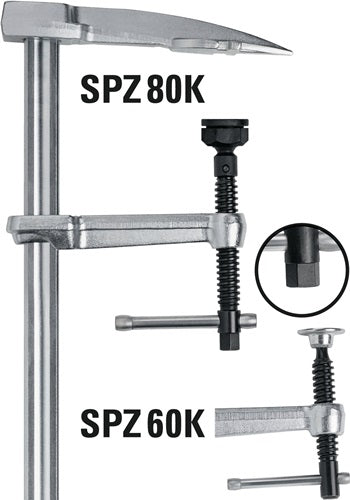 Sparrenzwinge SPZ Spannweiße 800 mm Ausladung 140 mm BESSEY – Ansicht 3