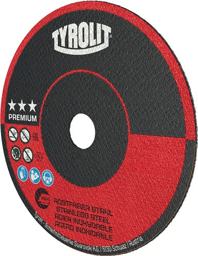 Trennscheibe PREMIUM Ø 50 mm Scheibenstärke 1 mm gerade Bohrung 10 mm TYROLIT - VPE: 25 – Ansicht 4
