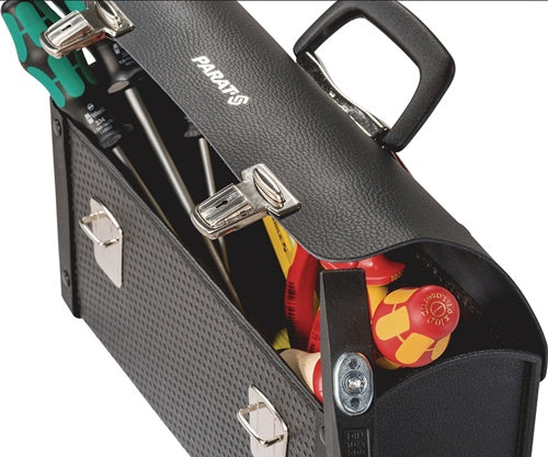 Werkzeugtasche B370xT140xH190mm 7 l Kunststoff, Rindsleder, Con-Pearl® PARAT – Ansicht 4