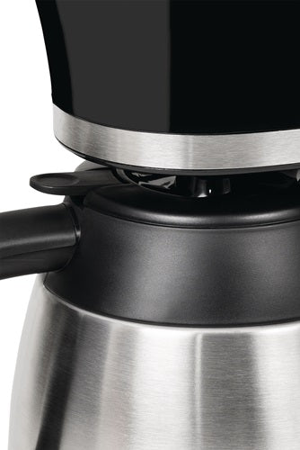 Kaffeemaschine KA 6501 sw 800 W schwarz Thermokanne Verzierung Edelstahl 1 l 4 - 8 Tassen EXQUISIT – Ansicht 3