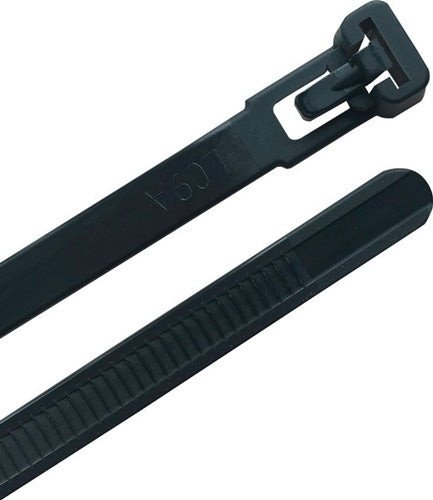 Kabelbinder Länge 250 mm Breite 76 mm Polyamid 66 schwarz 100St/Btl – Ansicht 2