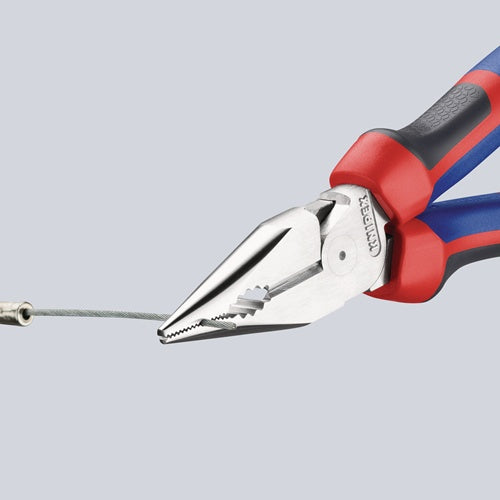 Spitzkombizange L185mm polComfort-Griff schwarz atramKNIPEX – Ansicht 5