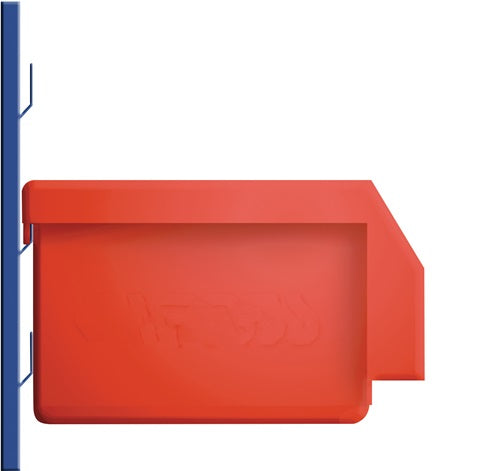 Sichtlagerkasten L160xB105xH75mm PE blau RASTERPLAN – Ansicht 5