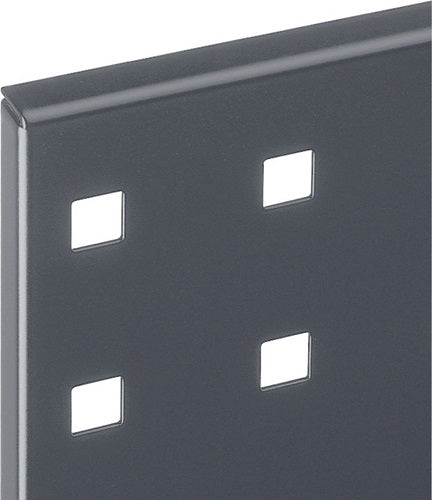 Lochplatte B450xL500mm anthrazitgrau RAL 7016 RASTERPLAN – Ansicht 3