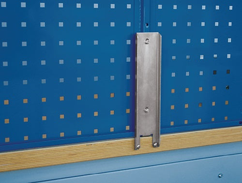 Werkbankhalterung für Plattenlänge 1500/2000 mm passend für Loch-/Schlitzplatten BOTT