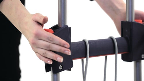 Transportkarren klappbar Stahlrohr Aluminium Höhe 1130 mm Schaufellänge 410 mm Schaufelbreite 490 mm – Ansicht 4