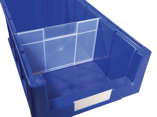 Trennwand für Regalkasten B 230 mm PP transparent geschlossen 1 BT = 25 ST LA-KA-PE – Ansicht 3