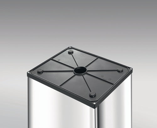 Abfallbehälter H763xB339xT260mm 52 l silber HAILO – Ansicht 5