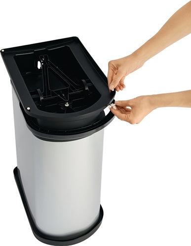 Tretabfallsammler PASO 2 x 25 l DxH670mm TPE – Ansicht 4