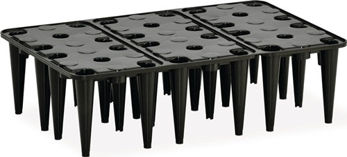 Auffangwanne 25 l L600xB400xH180mm Polyethylen mit PE-Rost CEMO – Ansicht 4