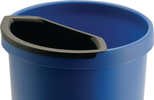 Abfalleinsatz Kunststoff schwarz 6 l passend für Papierkorb 30 l HELIT – Ansicht 3