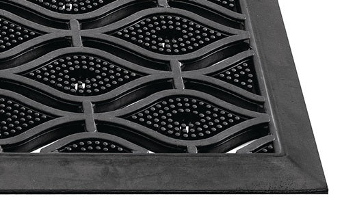 Fußmatte schwarz Gummi L450xB750xS15mm – Ansicht 2