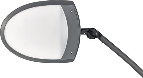 Schreibtischleuchte Kunststoff schwarz/anthrazit Standfuß und Tischklemme mit LED – Ansicht 2