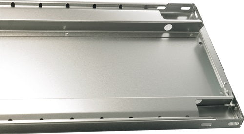 Fachboden B1000xT400mm Tragfähigkeit 150 kg Stahlblech silber verzinkt für Steckregal 2St/SB SCHULTE
