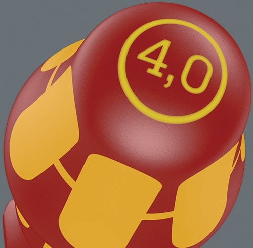 Schraubendreher 160 i Schneidenbreite 35 mm Gesamtlänge 181 mm VDE isoliert Lasertip-Spitze WERA – Ansicht 3