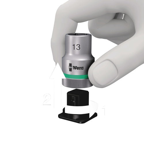 Steckschlüsselsatz 8790 HMC HF 10-teilig 1/2 ? 10 - 19 mm für Außen-6-kant WERA – Ansicht 4