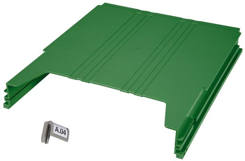Wandsortierer BIG Anbaumodul grün B262xT42xH302mm EICHNER – Ansicht 4