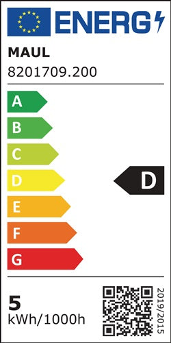 Schreibtischleuchte Metall / Kunststoff schwarz Höhe max 375 mm Standfuß mit LED – Ansicht 3