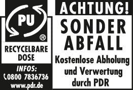 1K-PUR-Schaum FM220 500 ml B2 gelb mit Einweghandschuhen Dose ILLBRUCK – Ansicht 3