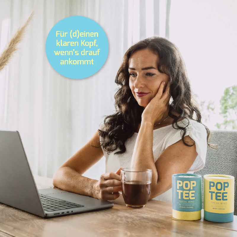 Fresh Mind - Ingwer Lavendel | Bio-Tee – POP TEE – Ansicht 6