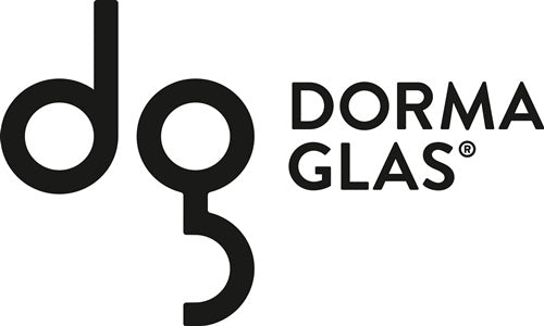 Glastürdrückerpaar Rundform Leichtmetall silber eloxiert für Drückerführung Vierkant 8 mm DORMA-GLAS – Ansicht 2