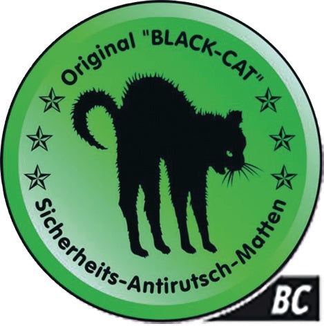 Sicherheitsantirutschmatte BLACK-CAT Original -BC- L06 m B24 m D33 mm 1 Matte WADO – Ansicht 2