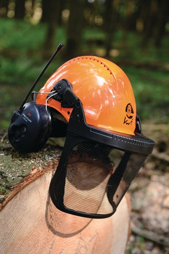 Waldarbeiterkombination G3000M orange UV-stabilisiertes Material EN 397 EN 352-3 3M – Ansicht 3