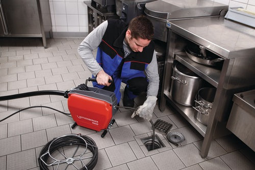 Rohrreinigungsmaschine R 600 230 / 50 V / Hz 467 min-¹ 690 W für Rohr-Ø 20 - 150 mm ROTHENBERGER – Ansicht 3